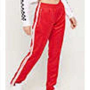 NEW Red Side Stripe Track Pants